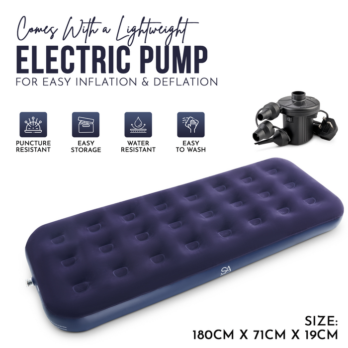 Inflatable Airbed with Pump