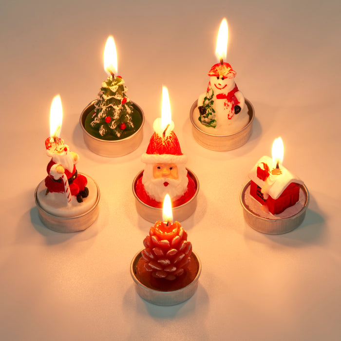 12pc Christmas Candle Set
