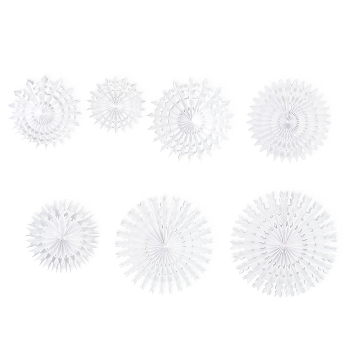 White Paper Snowflake Christmas Decorations