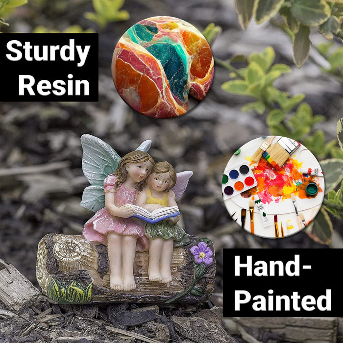 Resin Fairies On Logs