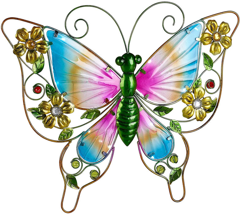 Solar Butterfly Wall Art