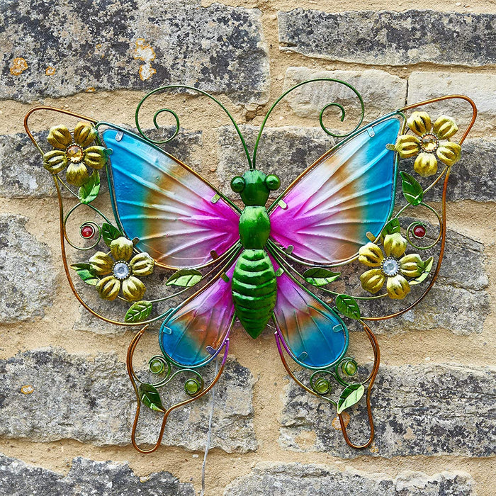 Solar Butterfly Wall Art