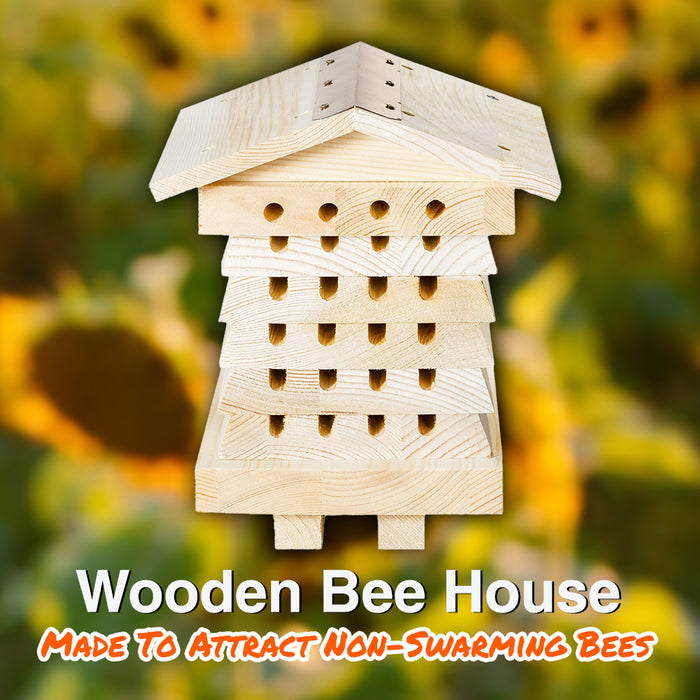 Wooden Bee House