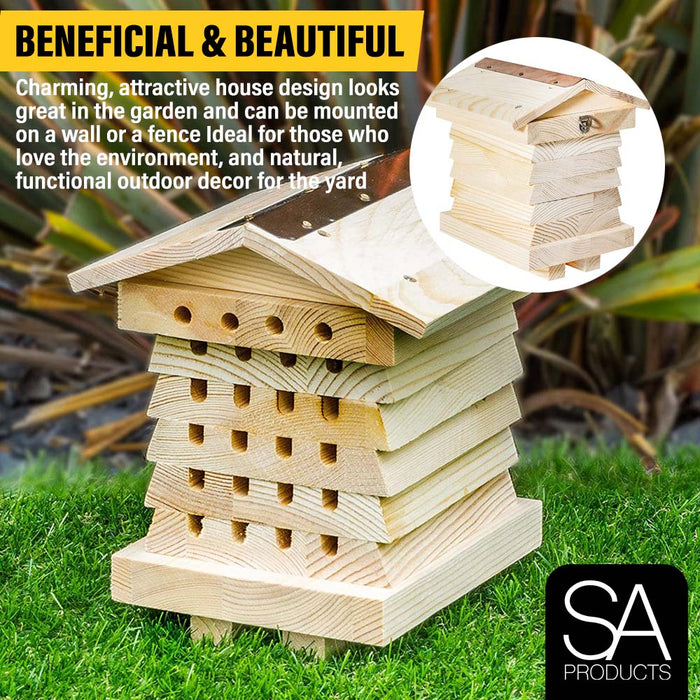 Wooden Bee House