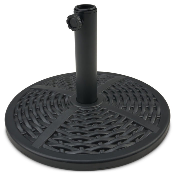 Rattan Effect Parasol Base - 10kg