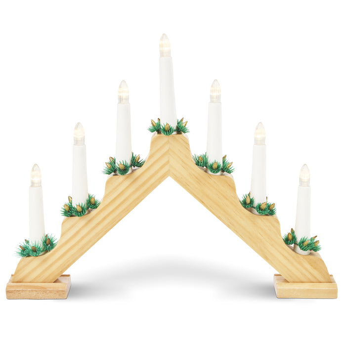 Wooden Christmas Candle Bridge